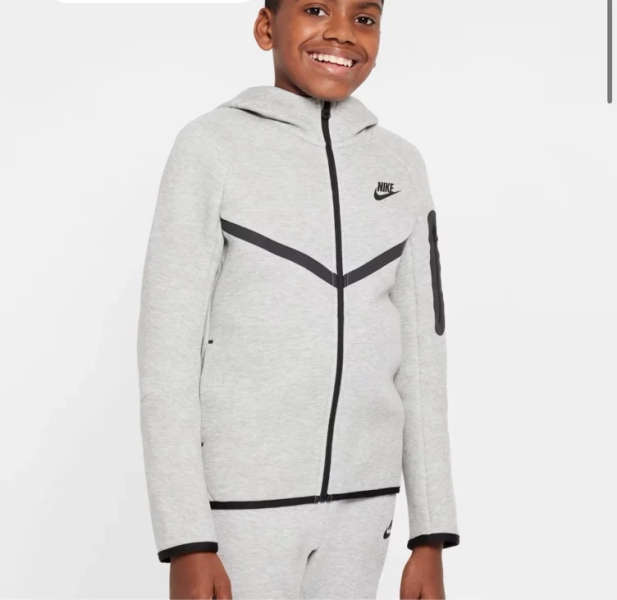 Nike Sportswear Tech Fleece Big Kids' Full-Zip Hoodie