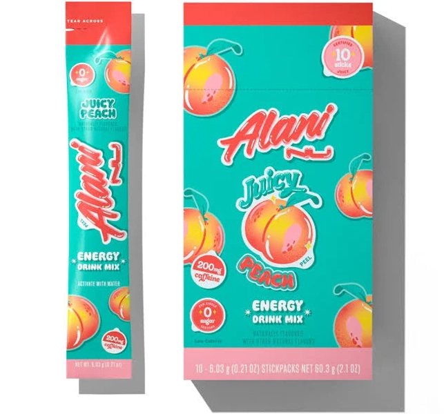 Alani Nu Energy Sticks Juicy Peach