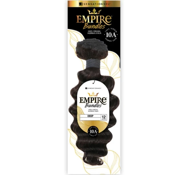 Sensationnel Virgin Human Hair Weave Empire Bundle 10A Deep