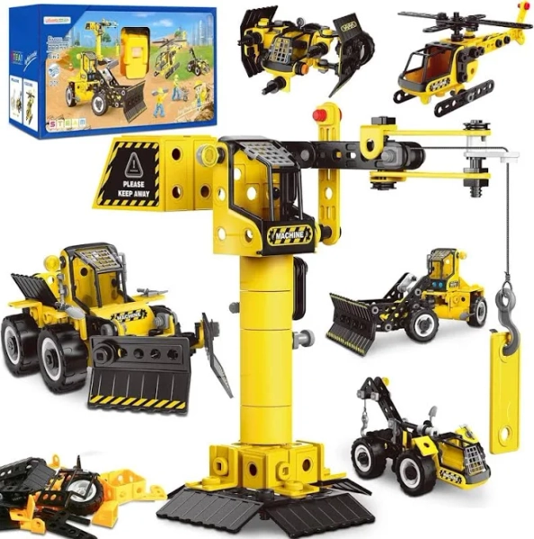 Building Toys, For Age 5 6 7 8+ Year Old Boys Gift, 6 In 1 Engineering