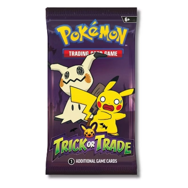 Pokemon TCG 2023 Trick or Trade Mimikyu & Pikachu | Mini Booster Pack
