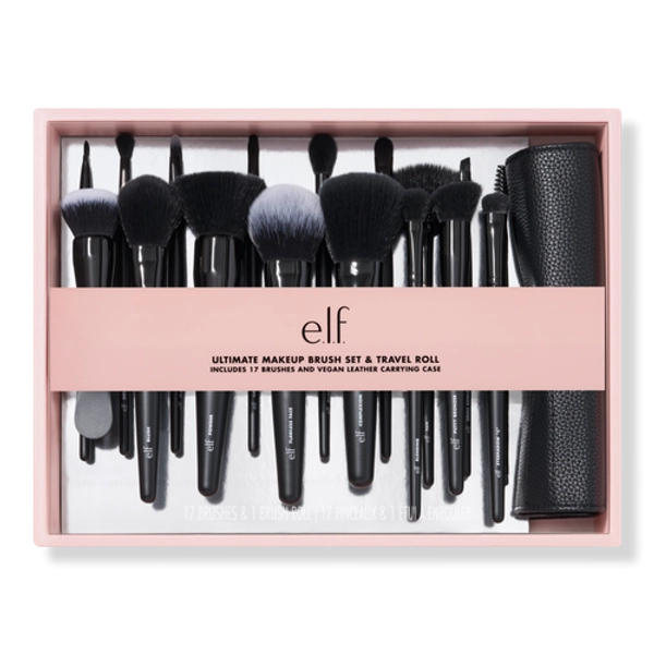 Ultimate Makeup Brush Set & Travel Roll