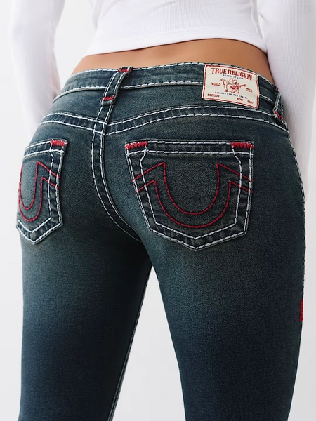 BECCA LOW RISE SUPER T BOOTCUT JEAN