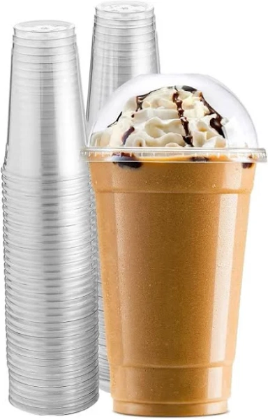 Green Direct Clear Cups With Lids Clear Plastic Cups With Lids/Clear Disposable Cups/ice Coffee Cups & Bubble Boba Tea Cups/cup With Lid
