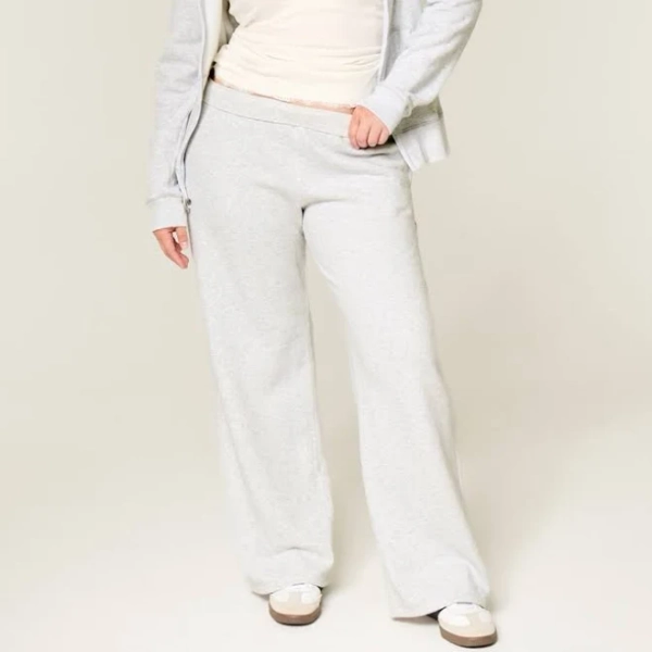 Women's Graphic Wide-Leg Sweatpants