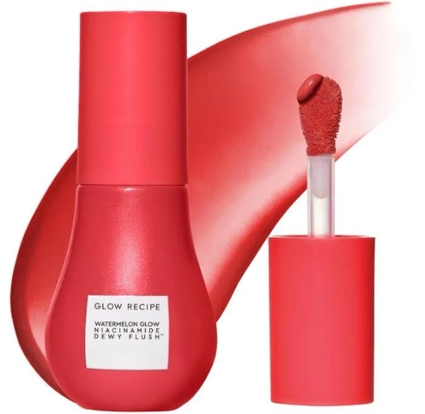Glow Recipe - Watermelon Glow Niacinamide Dewy Flush | Cherry Flush - sheer cherry red