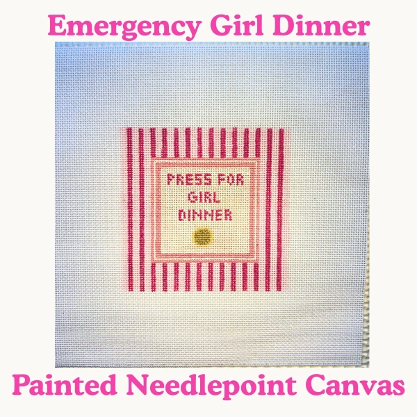 Emergency Girl Dinner|Modern 18 Mesh Hand Painted Canvas,