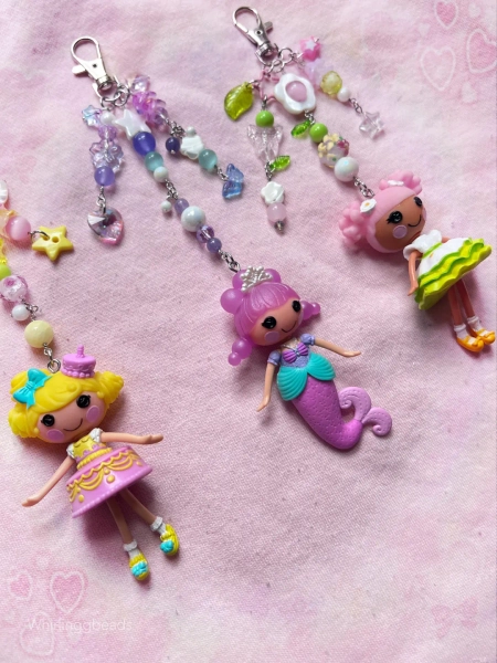 Lalaloopsy Keychain, Mini Doll Charm - Etsy