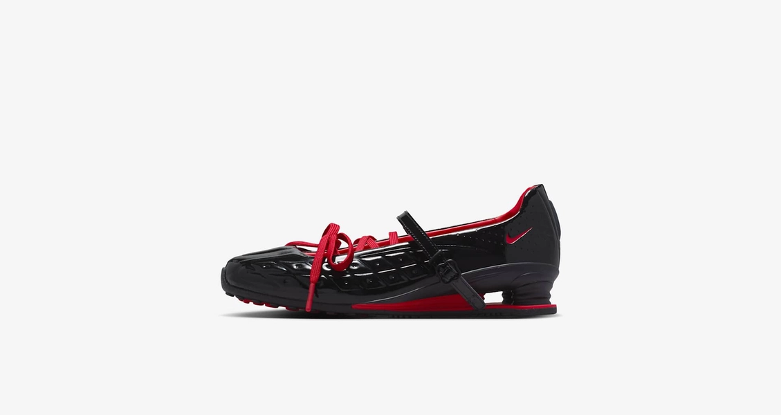 Women's Shox Z Calistra x LABELHOOD 'Black and University Red' (IW7881-001) Release Date 