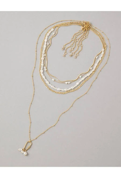 AE Heart & Pearl Necklace 5-Pack