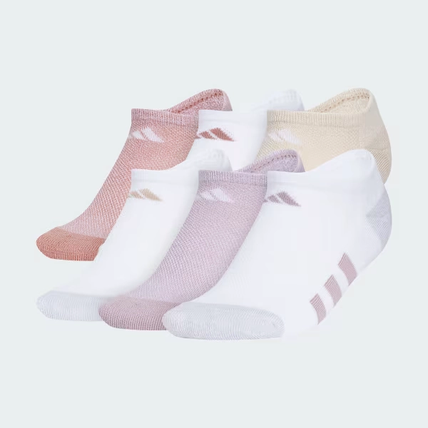 Athletic Cushioned 6-Pack No-Show Socks Kids