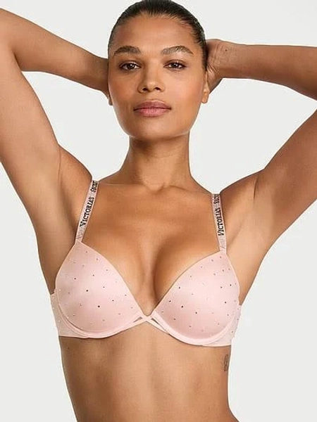 Women's Victoria's Secret Very Sexy Shine Strap Dot Push-Up Bra