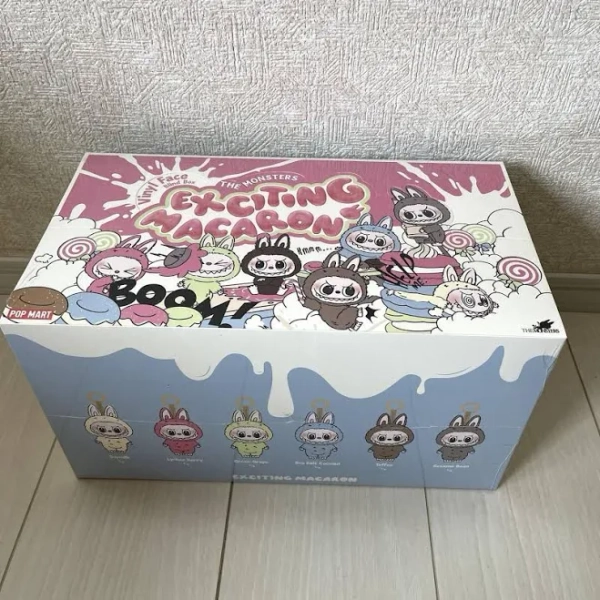 POP MART Labubu the Monsters Exciting Macaron Plush Series Sealed Whole Set