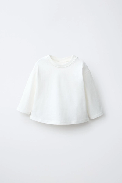 9-12 Months - PLAIN T-SHIRT - Ecru