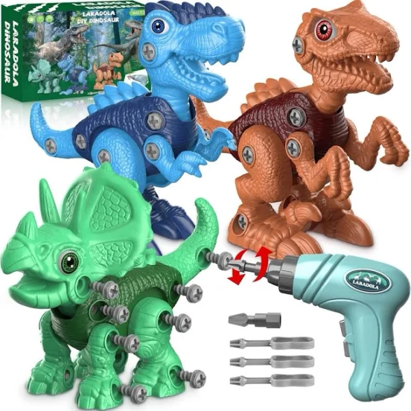 Laradola Dinosaur Toys For 3 4 5 6 7 8 Year Old Boys, Take Apart
