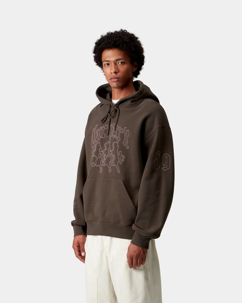 Hooded Hackwork Sweatshirt