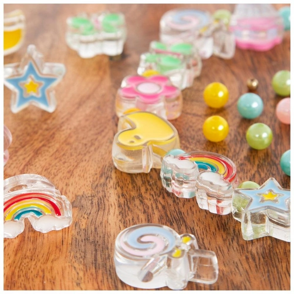 Girly Icons Acrylic Bead Strand