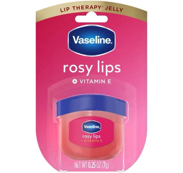 Vaseline Lip Therapy For Dry, Chapped Lips Rosy Lips Mini Moisturizing Tinted Lip Balm, 0.25 oz