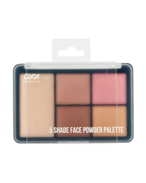 OXX Cosmetics 5 Shade Face Powder Palette - Multi - One Size