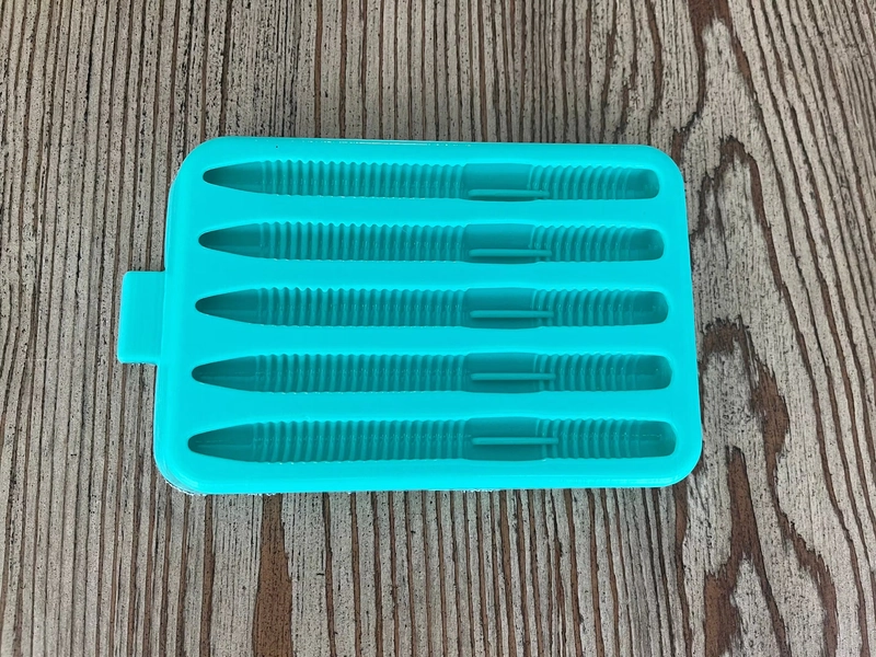 Soft Plastic Bait Mold, 5 inch stick worm, Plastisol , USA Made