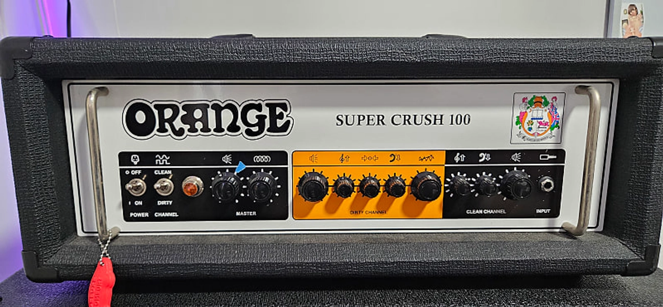 Orange Super Crush 100 2-Channel 100-Watt Guitar Amp Head 2021 - Present - Black | Reverb