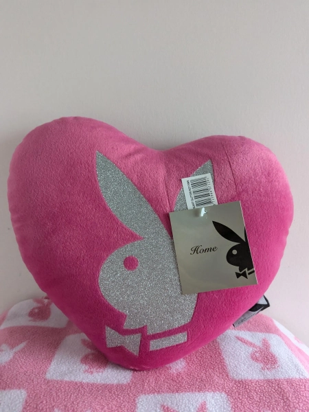 Playboy Original Heart Shaped Pillow