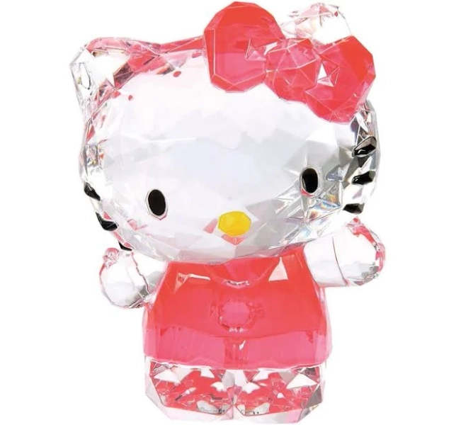 Enesco Facets Sanrio Hello Kitty Waving Miniature Figurine
