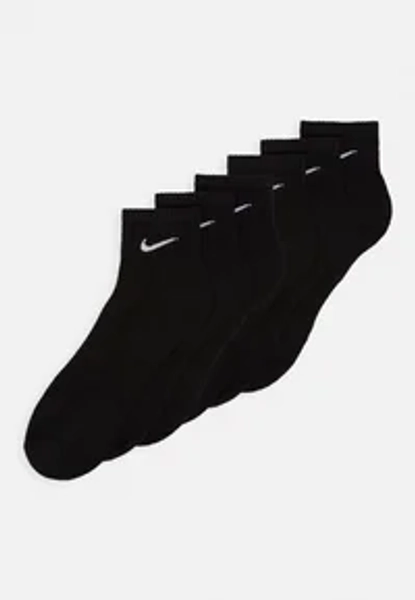 EVERYDAY CUSH ANKLE 6 PACK UNISEX - Sportsocken - black/white