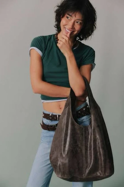 Free People Hadley Distressed Slouchy Bag