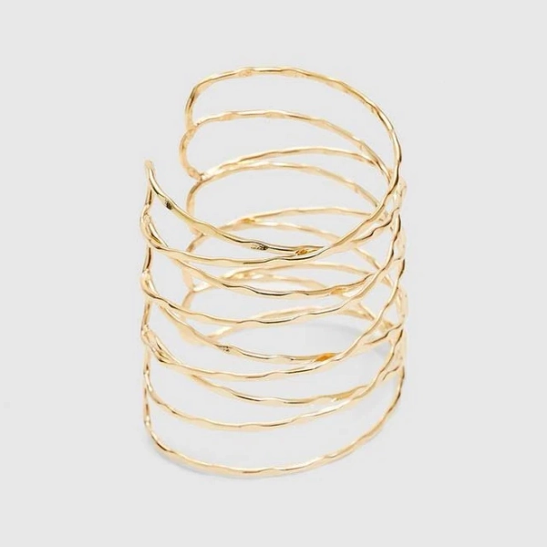 Stradivarius Crossover Rigid Round Arm Cuff