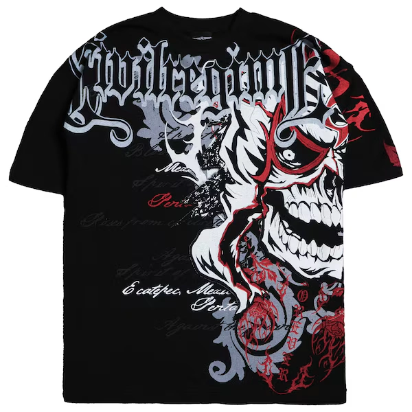 Men's  Black Penta Civil Regime Boxy T-Shirt