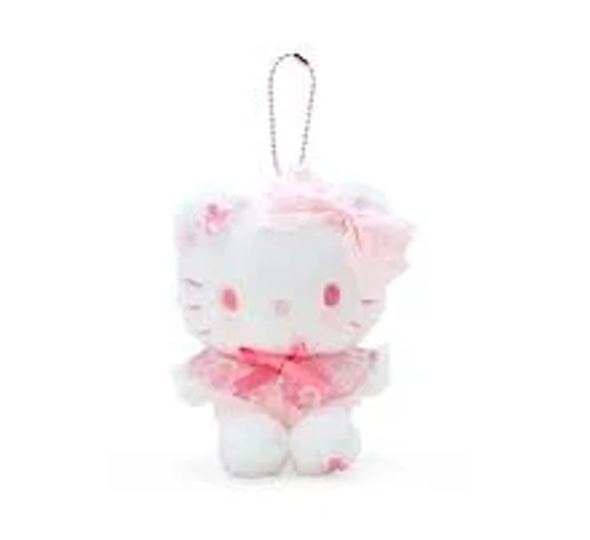 Hello Kitty Sakura Plush Keychain