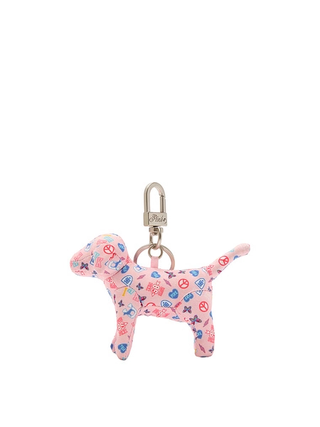 PINK Micro Dog™ Keychain Charm