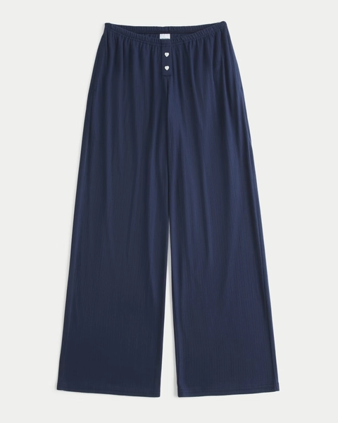 Always Cozy Pointelle Wide-Leg Boxer Pants