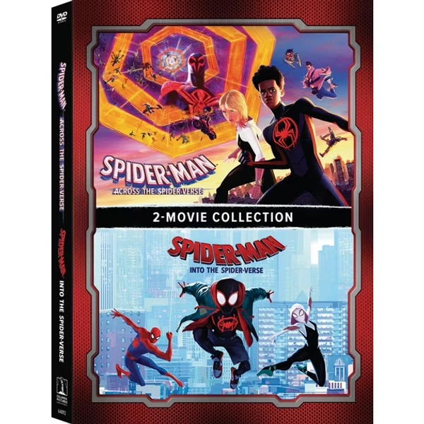 ⭐️⭐️⭐️Spider-Man: Across the Spider-Verse and Spider-Man: Into the Spider-Verse 2-Movie Collection (Walmart Exclusive) (DVD) Columbia Pictures, Family, Action, Adventure