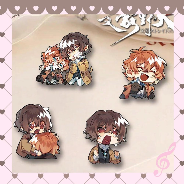 Bungo Stray Dogs Brooches and badges， Character Anime Pins