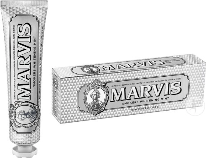 Marvis Tandpasta Smokers Whitening Mint Tube 85ml