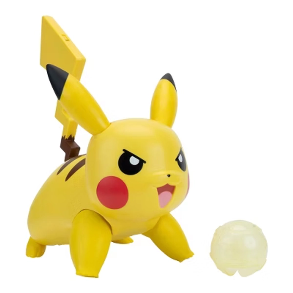 Pokémon Deluxe Feature Action Figure - Battle Action Pikachu with Electric Action Accessory