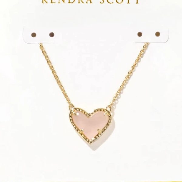 Kendra Scott 14K Gold-Plated Gemstone Heart Pendant Necklace