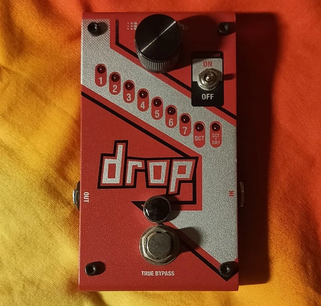 DigiTech Drop Compact Polyphonic Pitch-Shifter 2010s - Red | Reverb