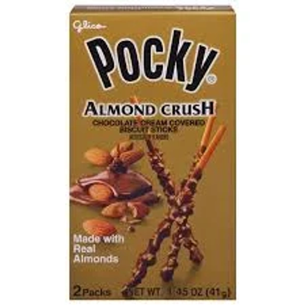 Pocky Almond Crush Chocolate Sticks Snack
