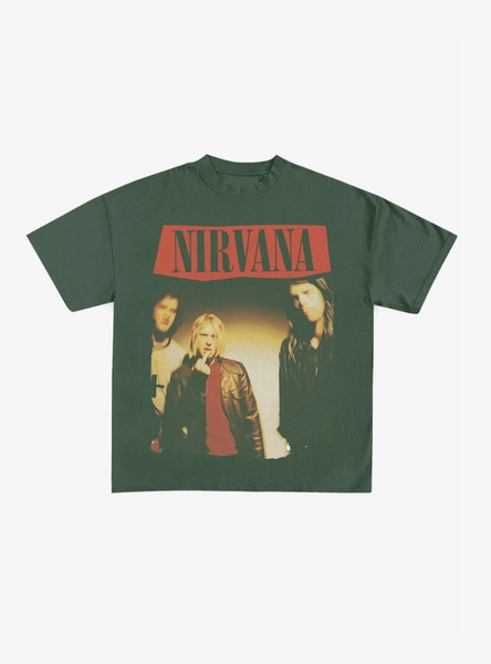 Nirvana Blurry Group Photo T-Shirt