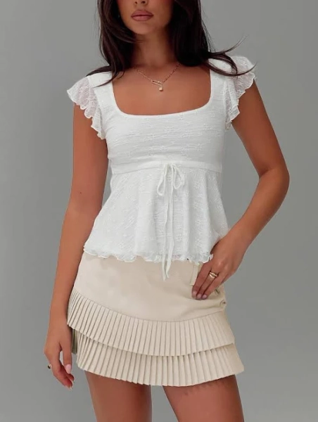 Princess Polly Auroraah Frill Top
