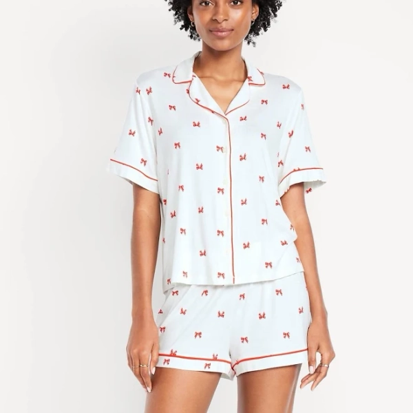 Old Navy Women's Sunday Sleep Knit Jersey Short Set