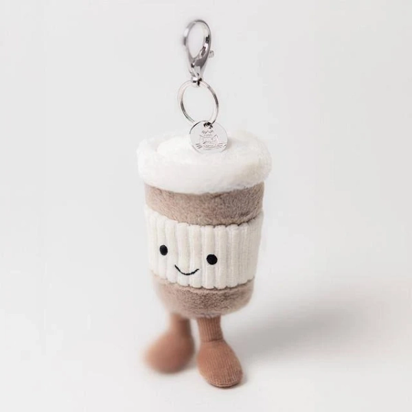 Jellycat Amuseable Coffee To Go Bag Charm