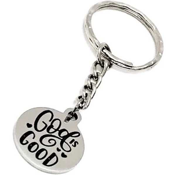 Faith Keychain with God Is Good