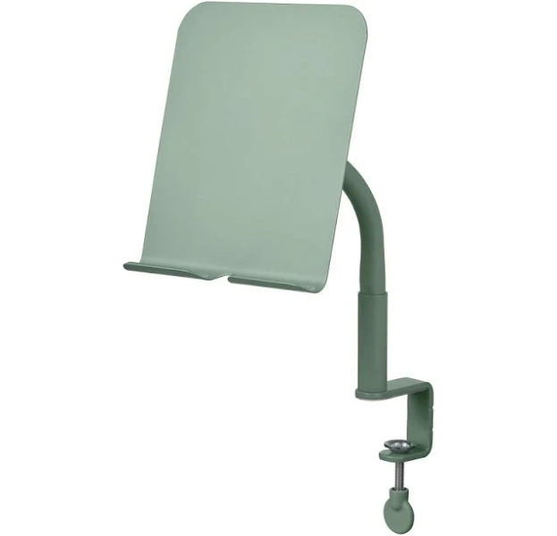 IKEA RELATERA 'phone/tablet holder with clamp/light gray-green