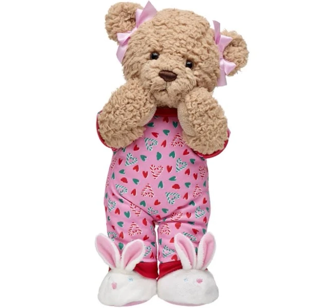 Build-A-Bear Timeless Teddy Bear Holiday Sleeper Gift Set