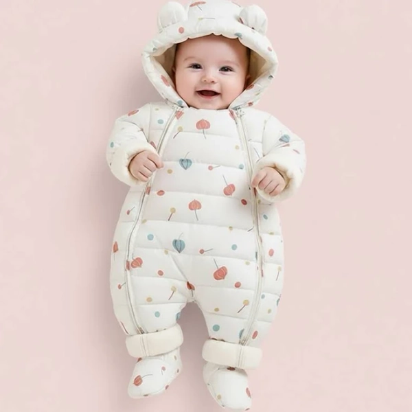 Baby Winter Warm Snowsuit with Boots