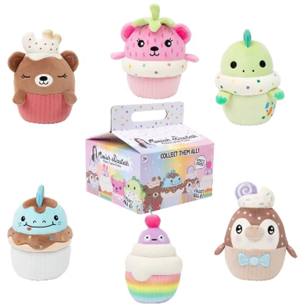 Moriah Elizabeth 6" Cupcake Mystery Plush: Polyester Stuffed Animal - Cat
